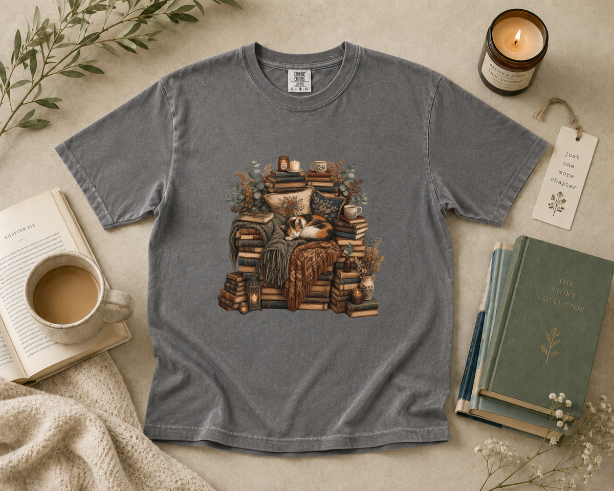 Book Chair Reading Nook T-Shirt