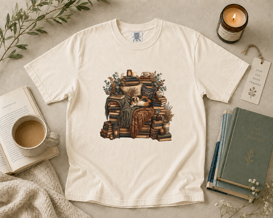 Book Chair Reading Nook T-Shirt