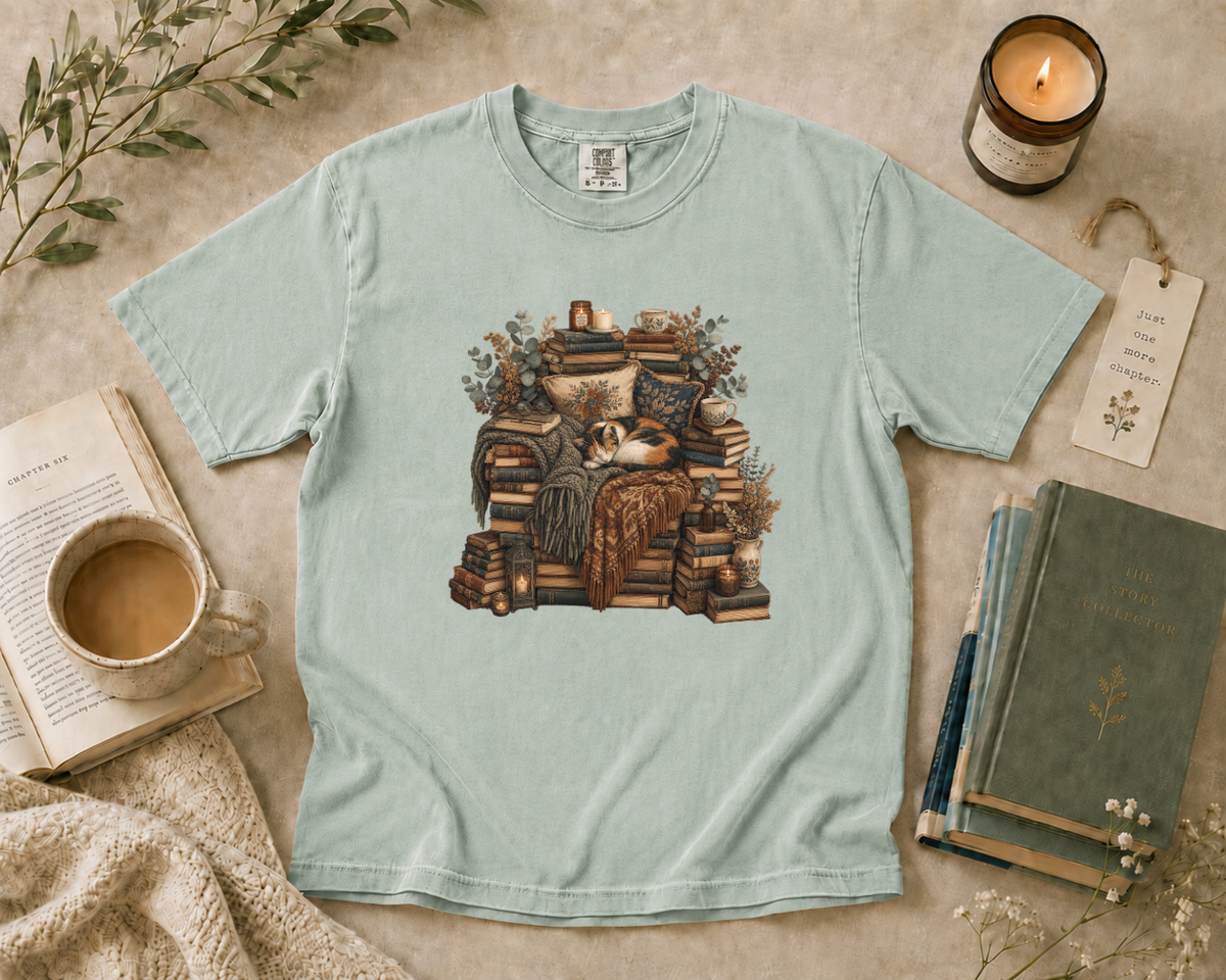 Book Chair Reading Nook T-Shirt