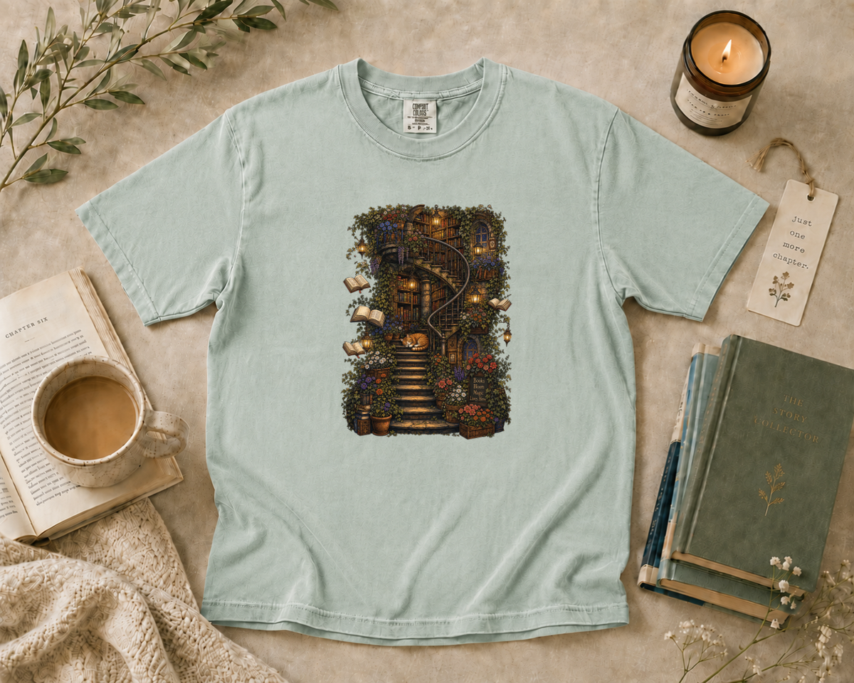 Spiral Library Staircase T-Shirt