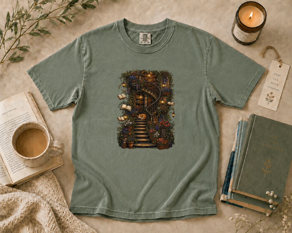Spiral Library Staircase T-Shirt