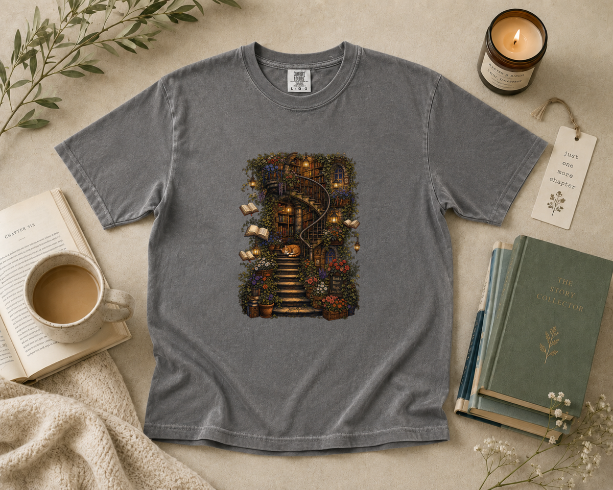 Spiral Library Staircase T-Shirt