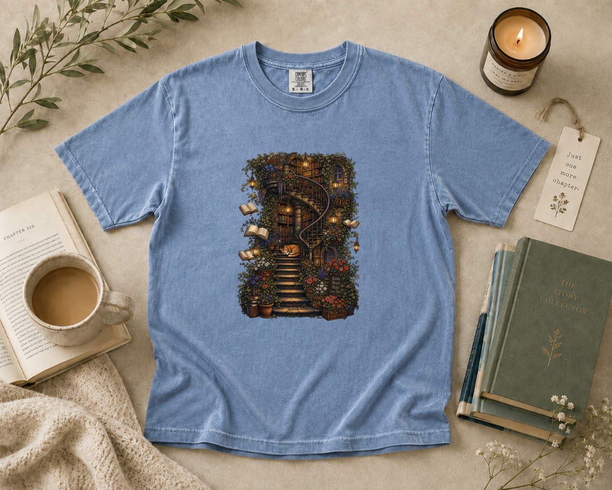 Spiral Library Staircase T-Shirt