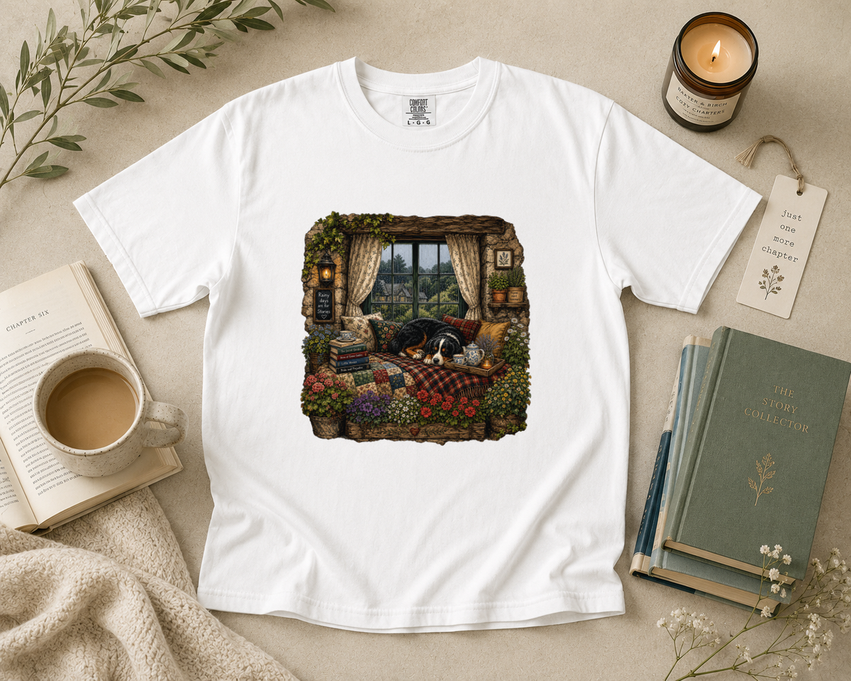 Rainy Window Reading Nook T-Shirt
