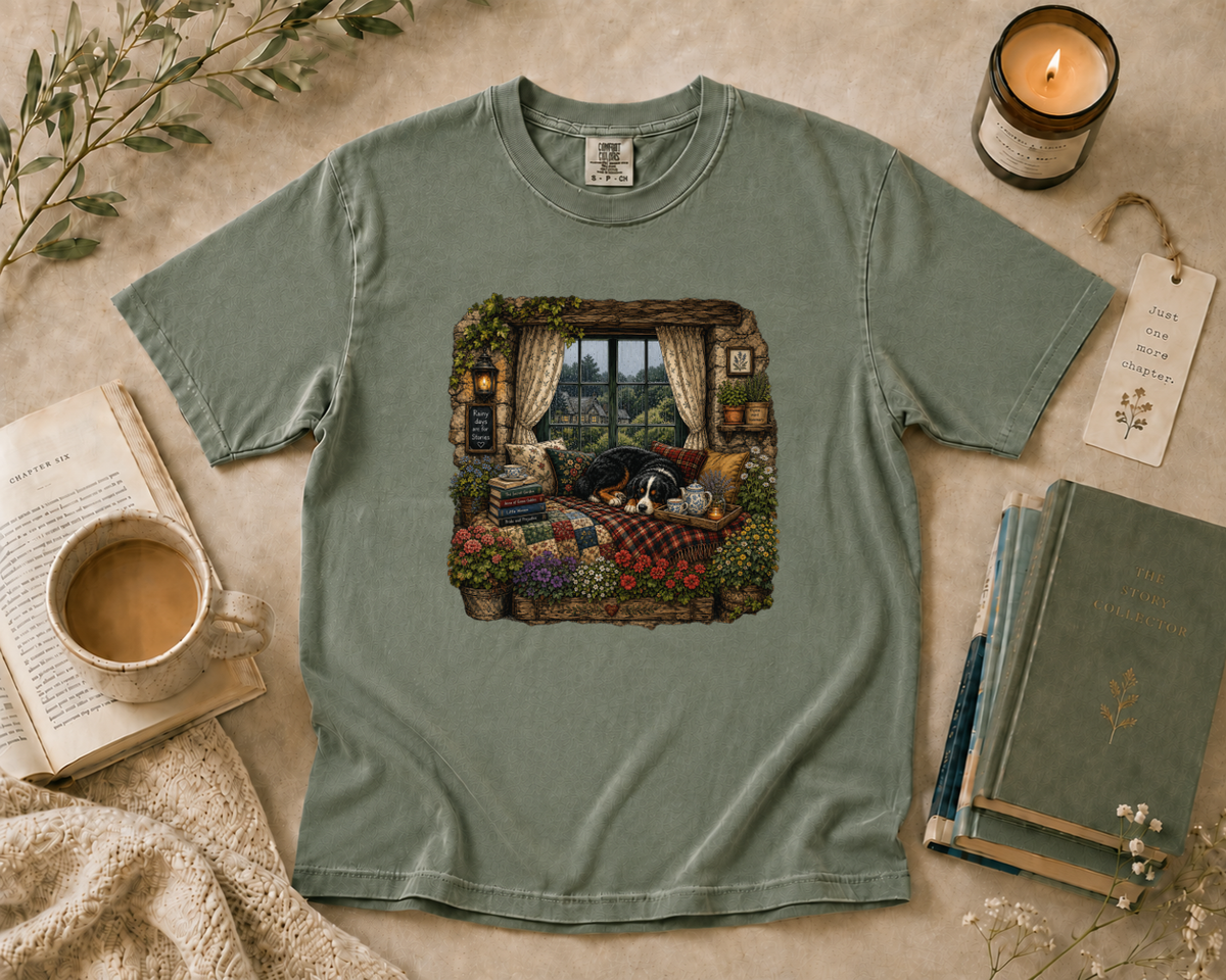 Rainy Window Reading Nook T-Shirt