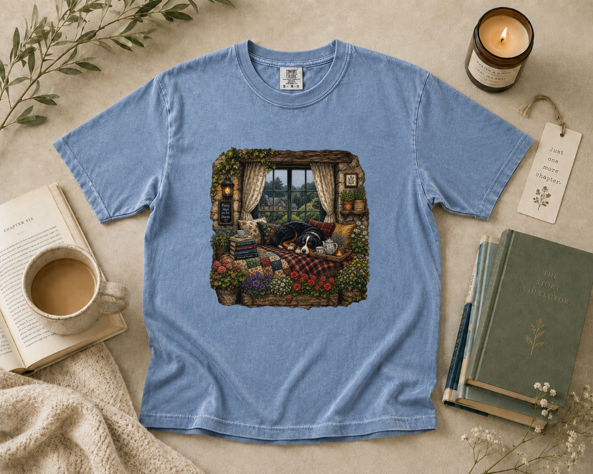 Rainy Window Reading Nook T-Shirt