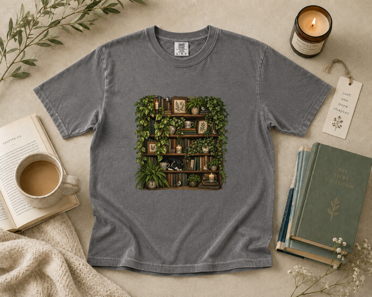 Botanical Bookshelf T-Shirt