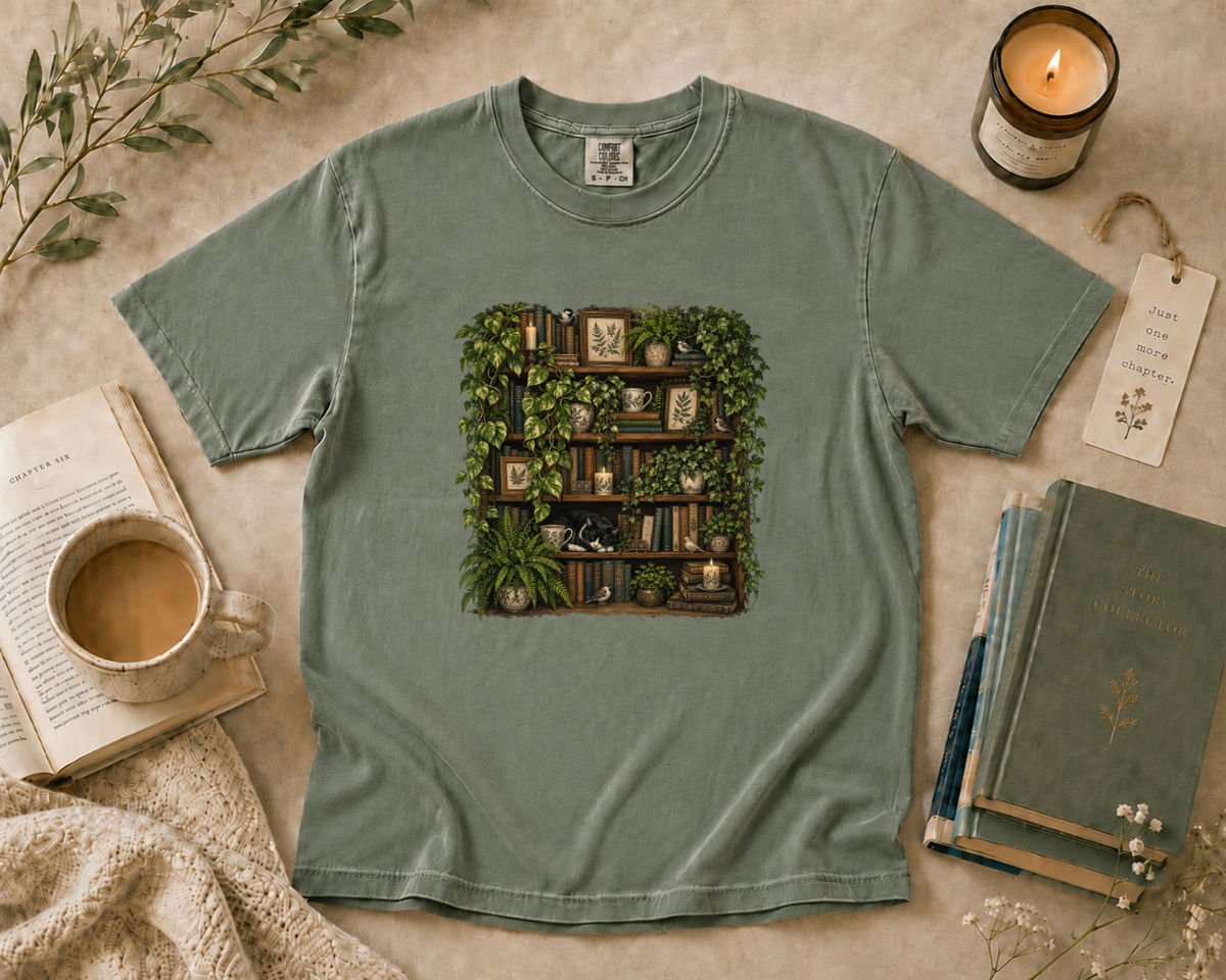 Botanical Bookshelf T-Shirt
