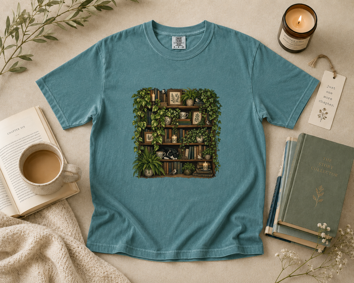 Botanical Bookshelf T-Shirt