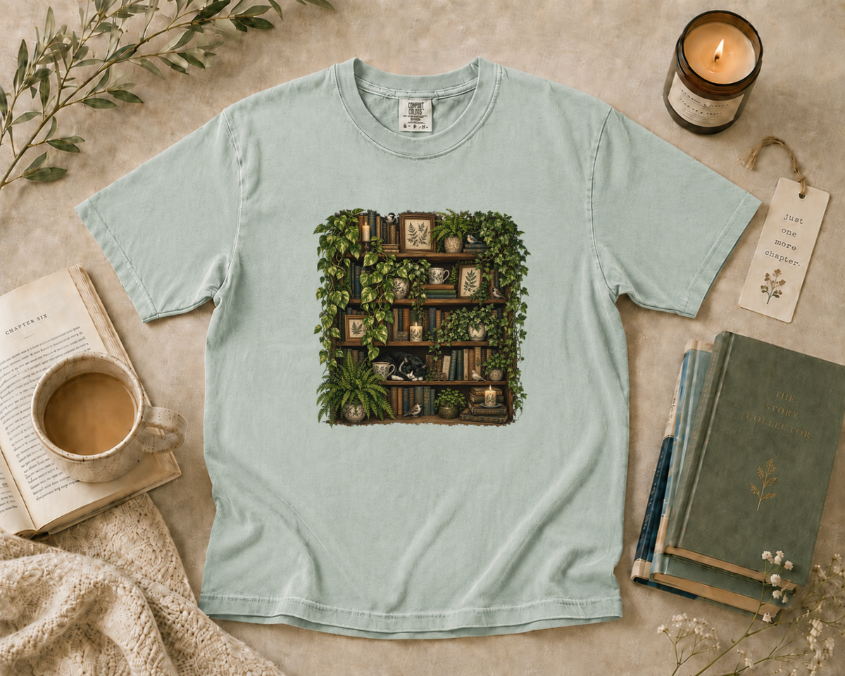 Botanical Bookshelf T-Shirt