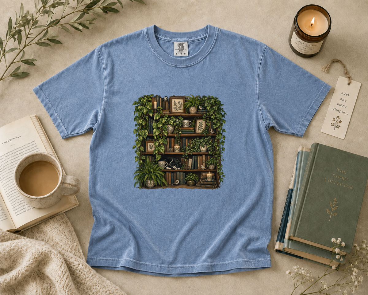 Botanical Bookshelf T-Shirt