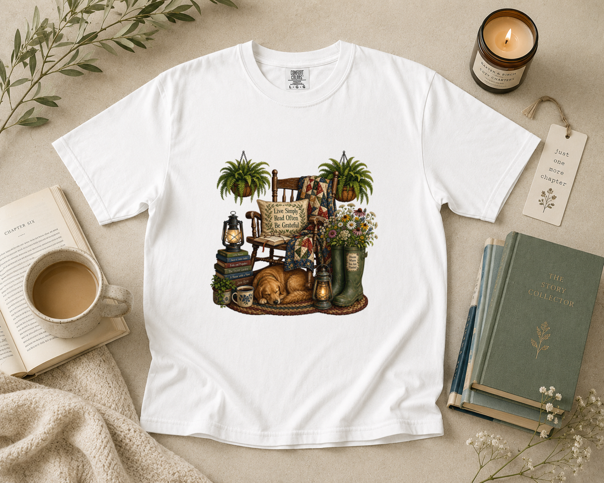 Front Porch Reading T-Shirt