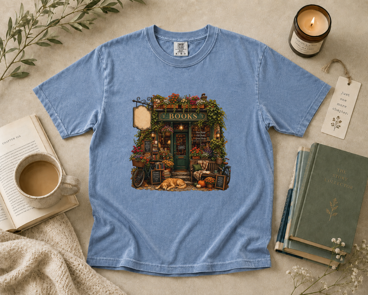 Bookstore Cottage T-Shirt