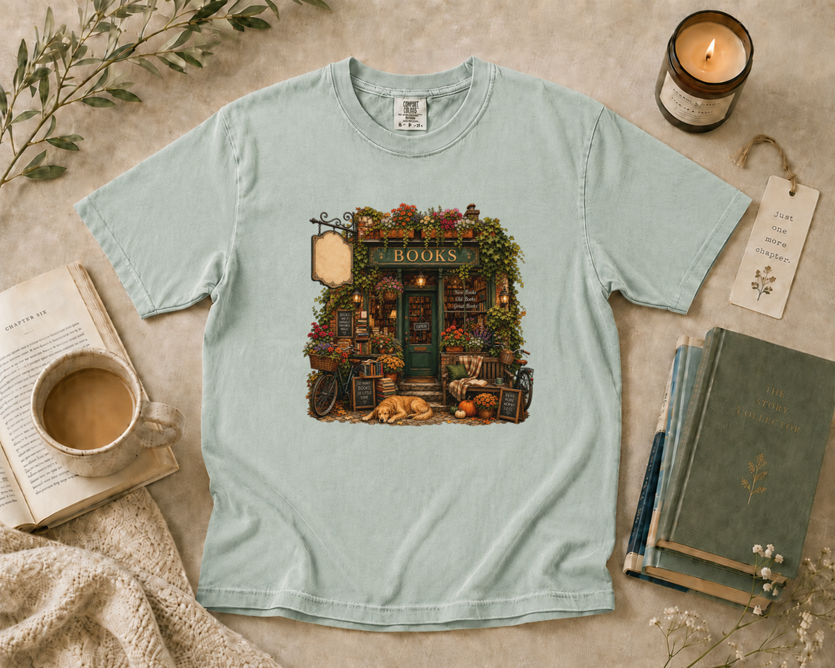 Bookstore Cottage T-Shirt