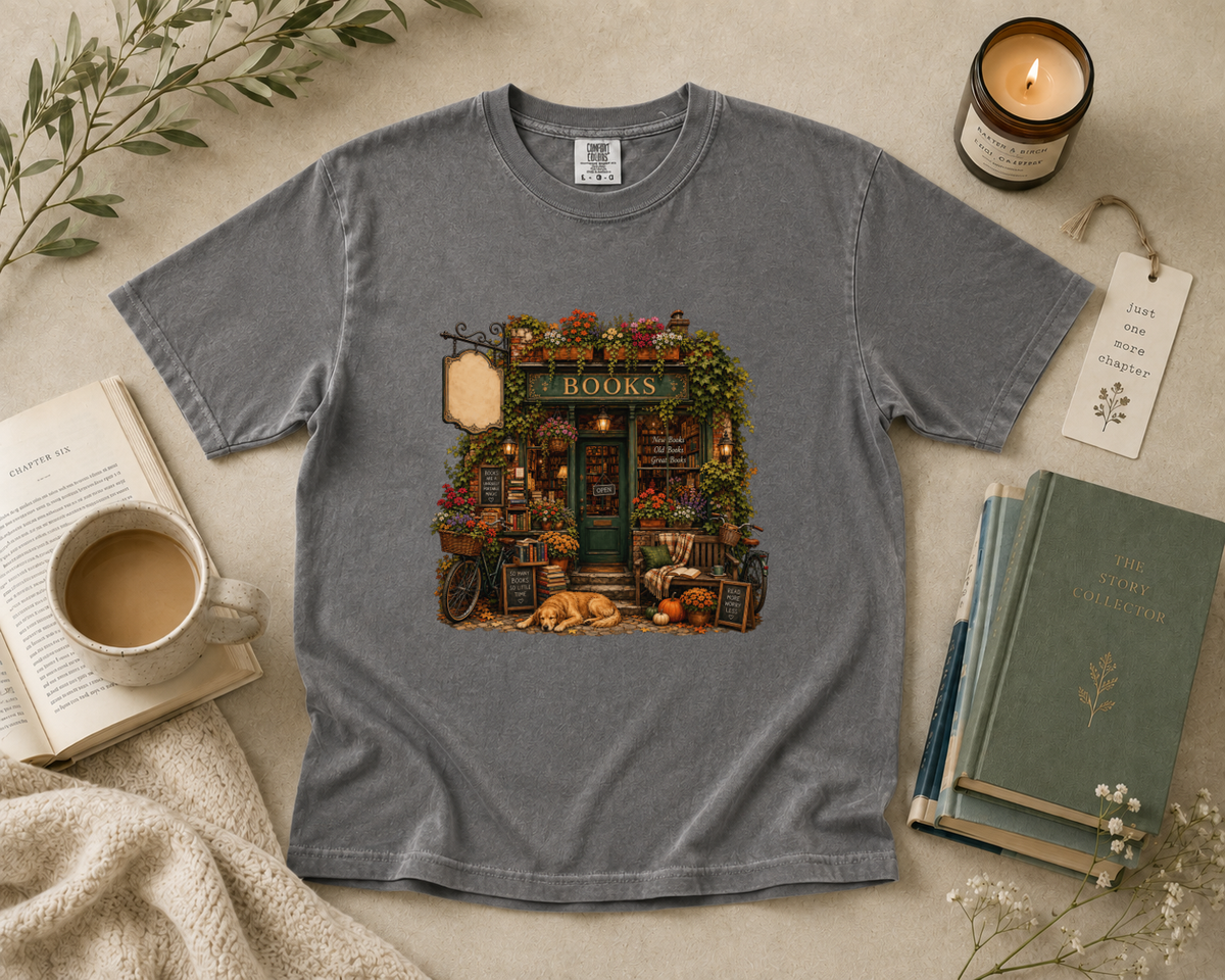 Bookstore Cottage T-Shirt