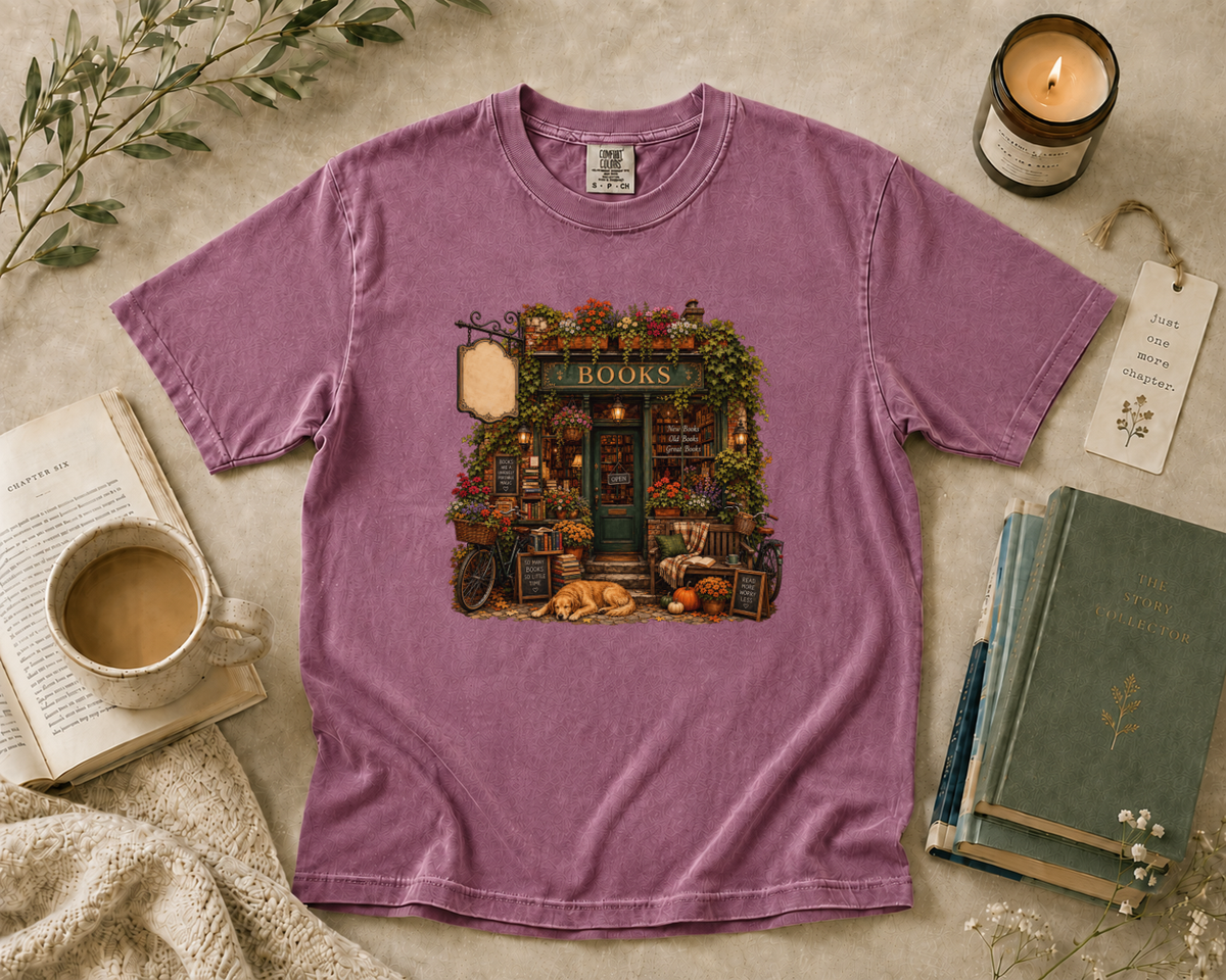 Bookstore Cottage T-Shirt