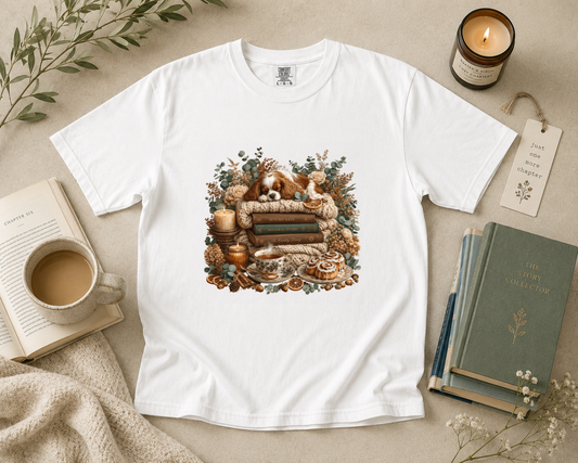 Cozy Blanket & Books T-Shirt