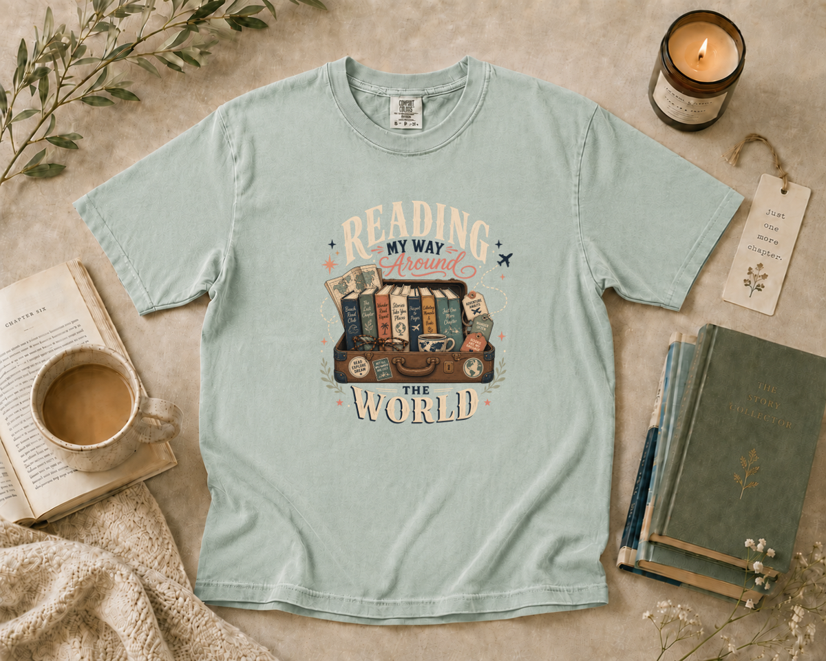Reading My Way Around the World T-Shirt