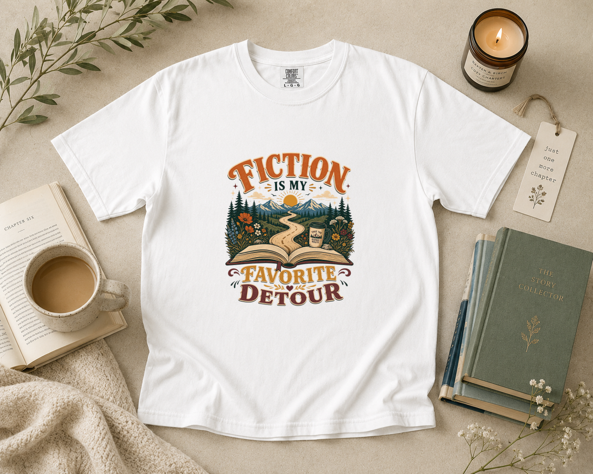 Fiction Is My Favorite Detour T-Shirt