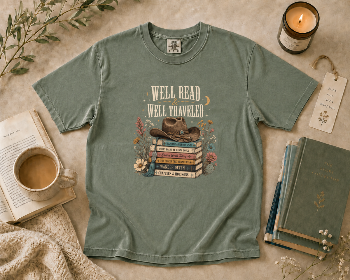 Well Read & Well Traveled T-Shirt
