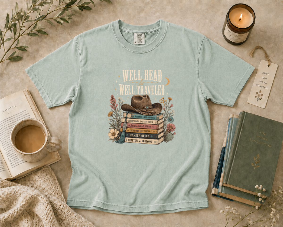 Well Read & Well Traveled T-Shirt
