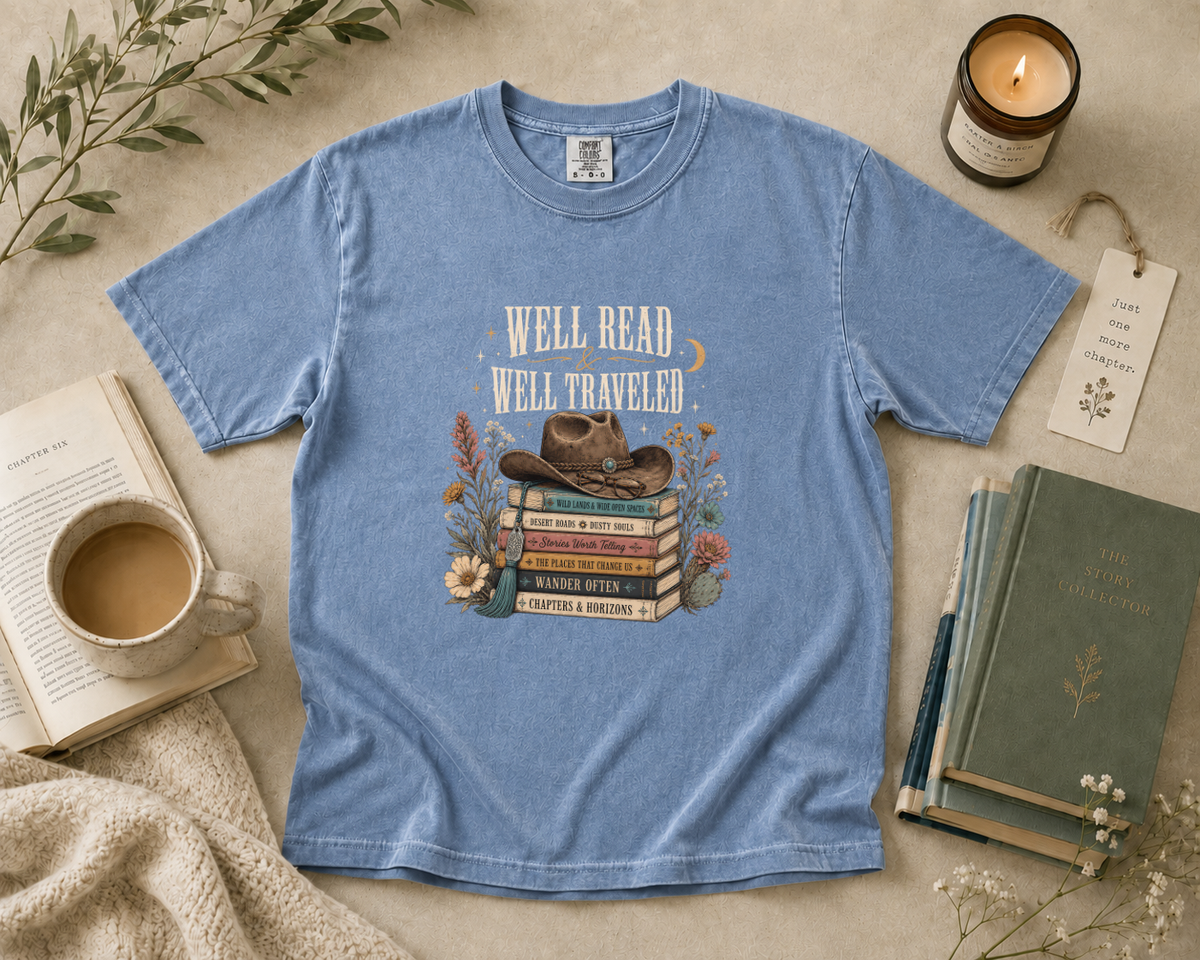 Well Read & Well Traveled T-Shirt