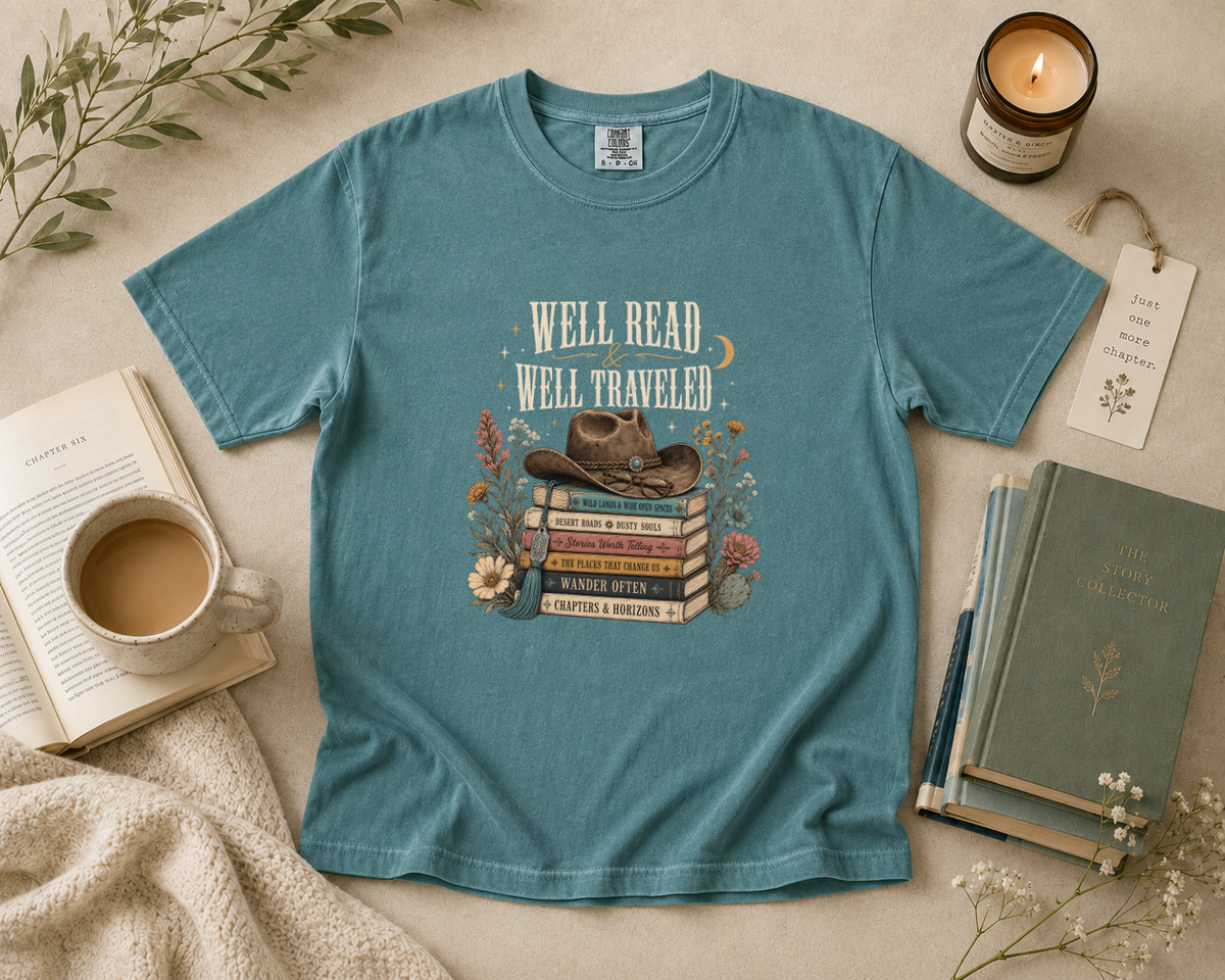 Well Read & Well Traveled T-Shirt