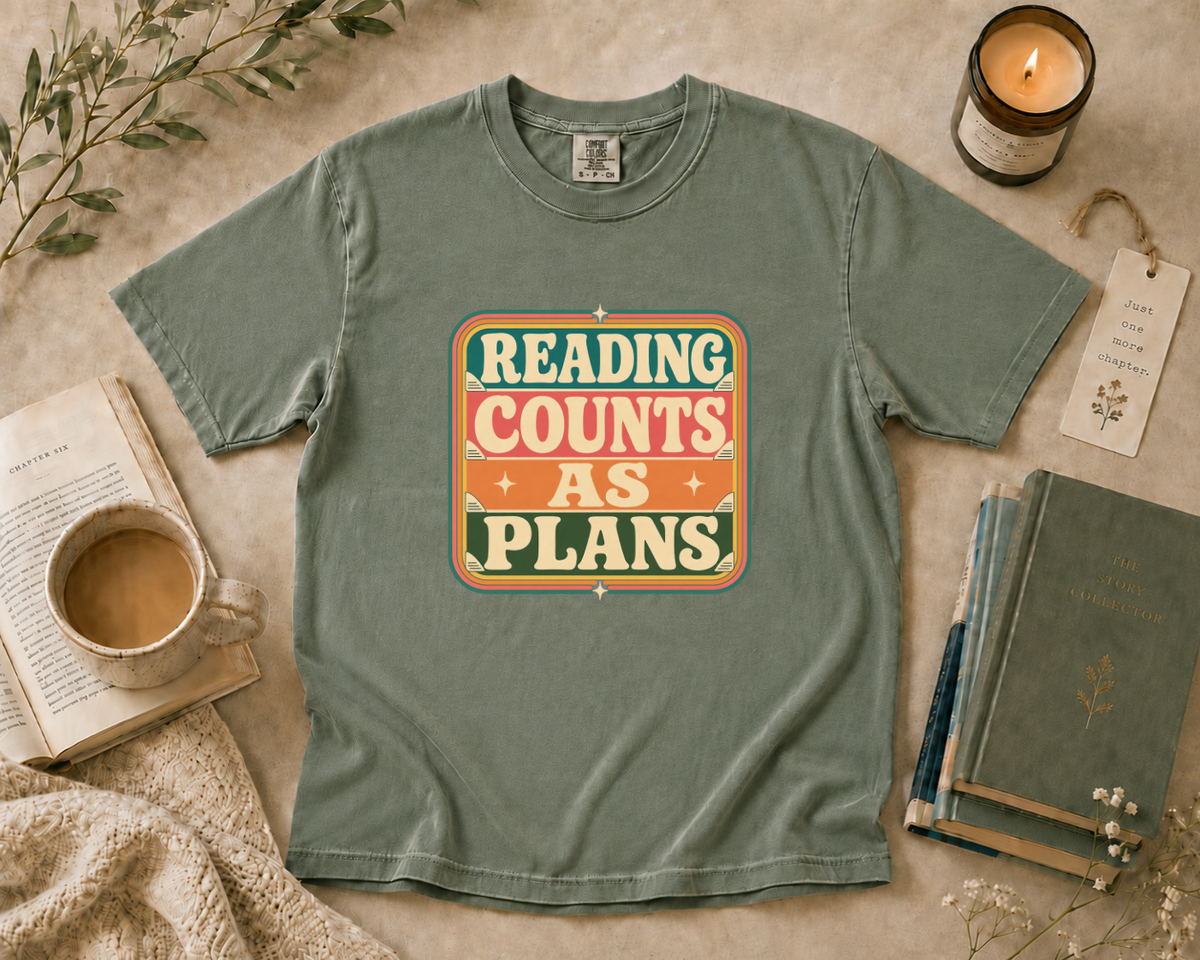 Reading Counts as Plans T-Shirt