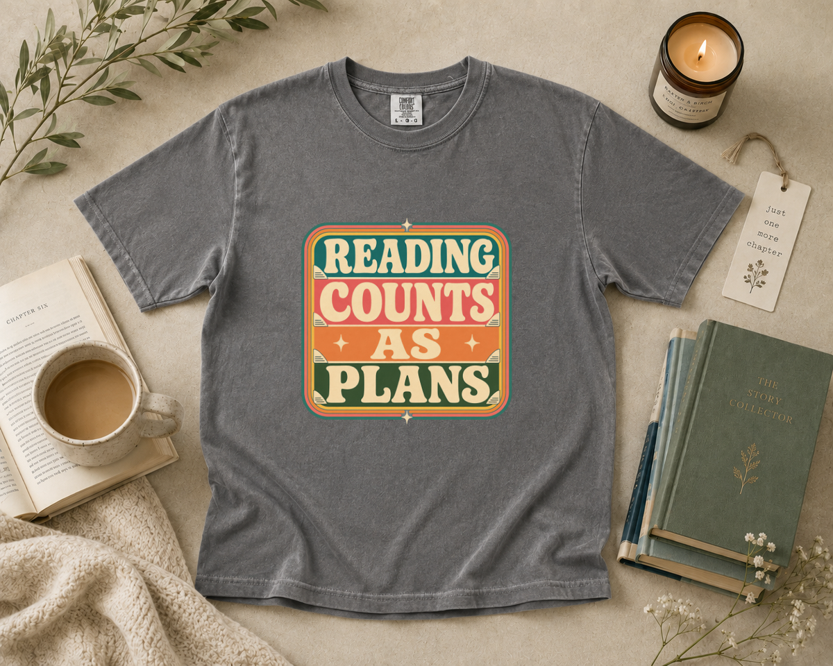 Reading Counts as Plans T-Shirt