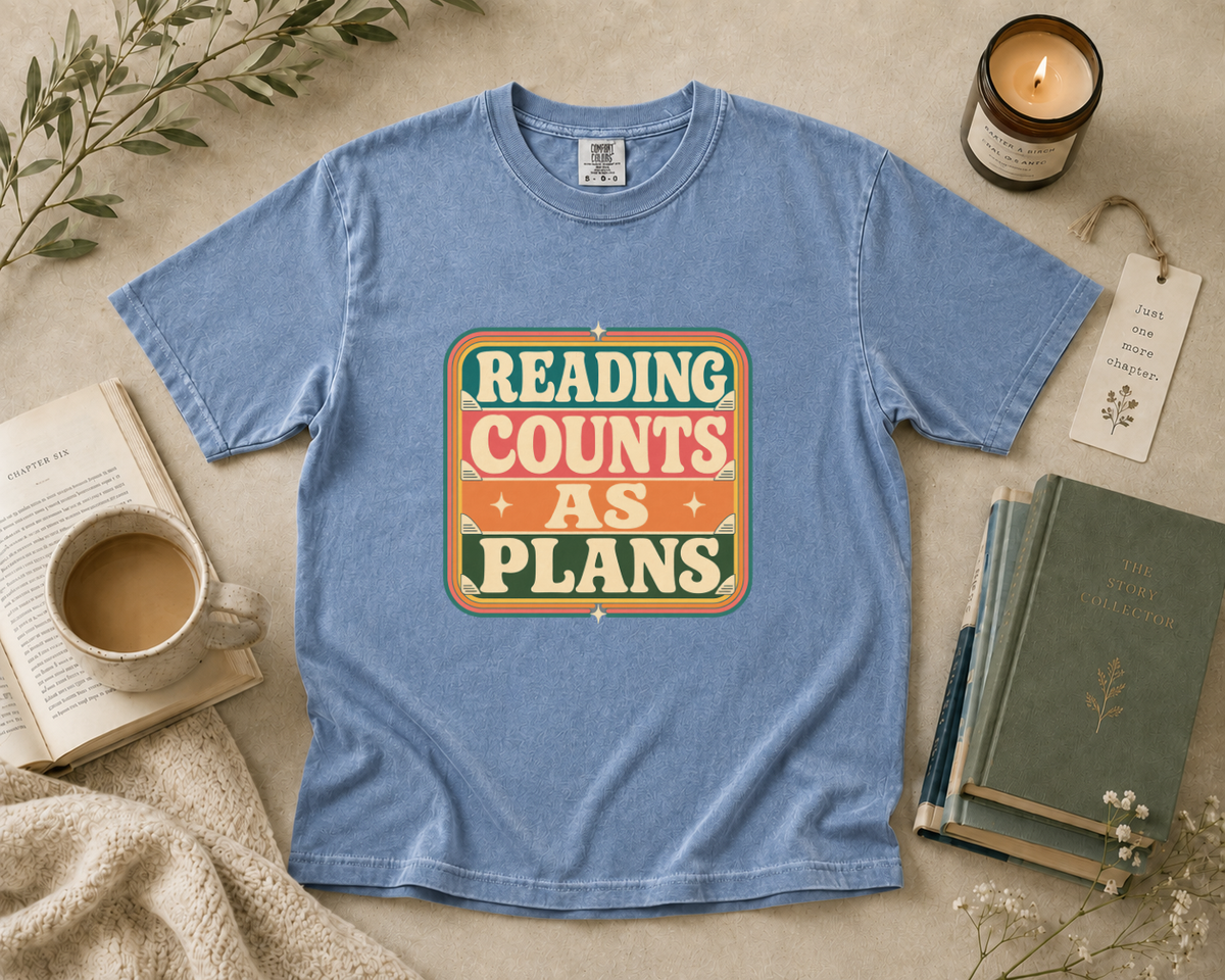 Reading Counts as Plans T-Shirt