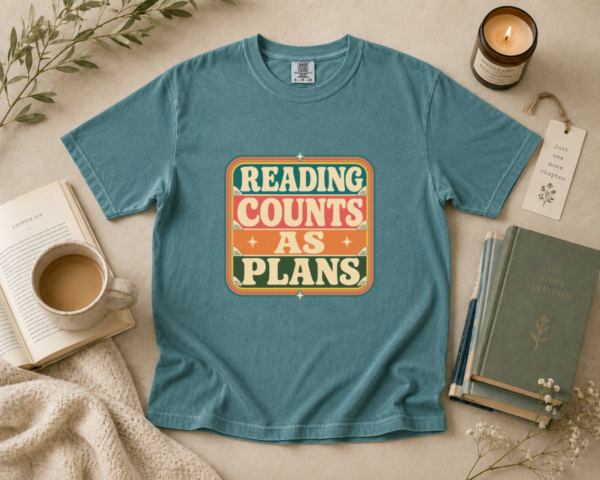 Reading Counts as Plans T-Shirt
