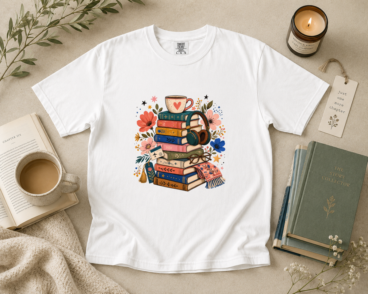 Books Coffee & Audiobooks T-Shirt