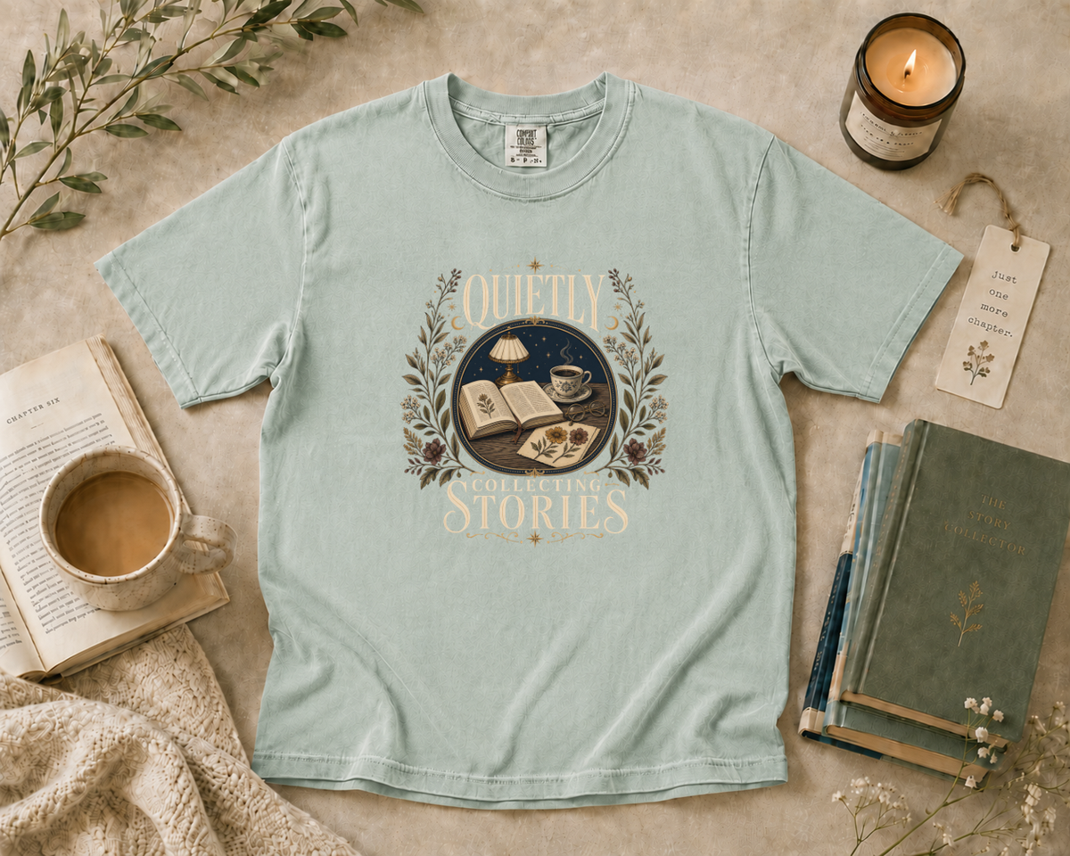 Quietly Collecting Stories T-Shirt