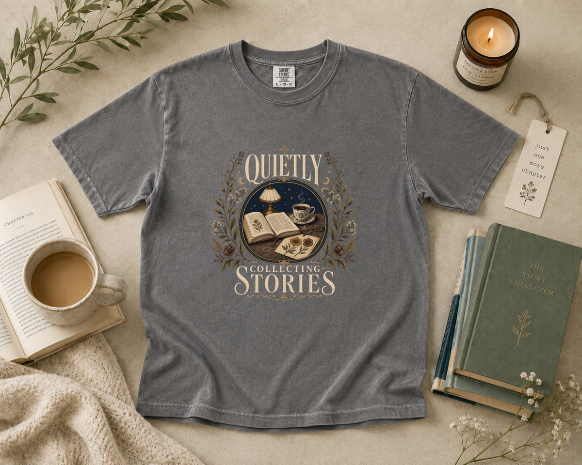 Quietly Collecting Stories T-Shirt