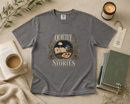 Quietly Collecting Stories T-Shirt