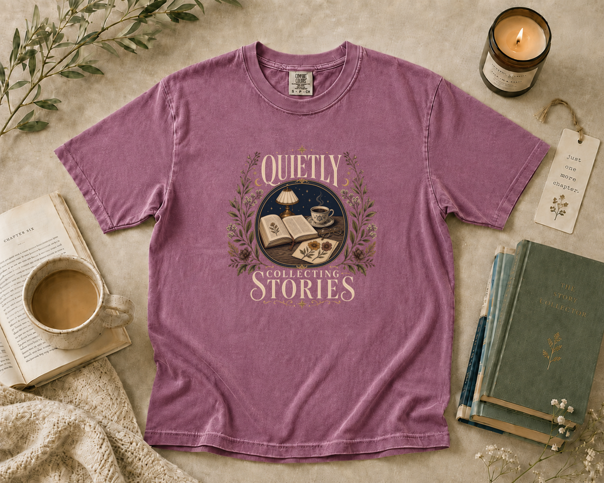 Quietly Collecting Stories T-Shirt