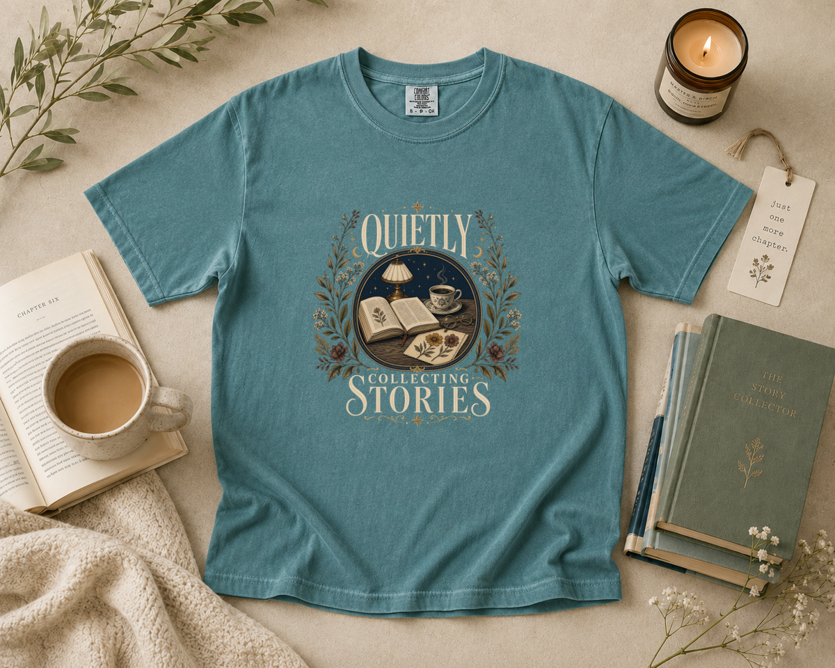 Quietly Collecting Stories T-Shirt