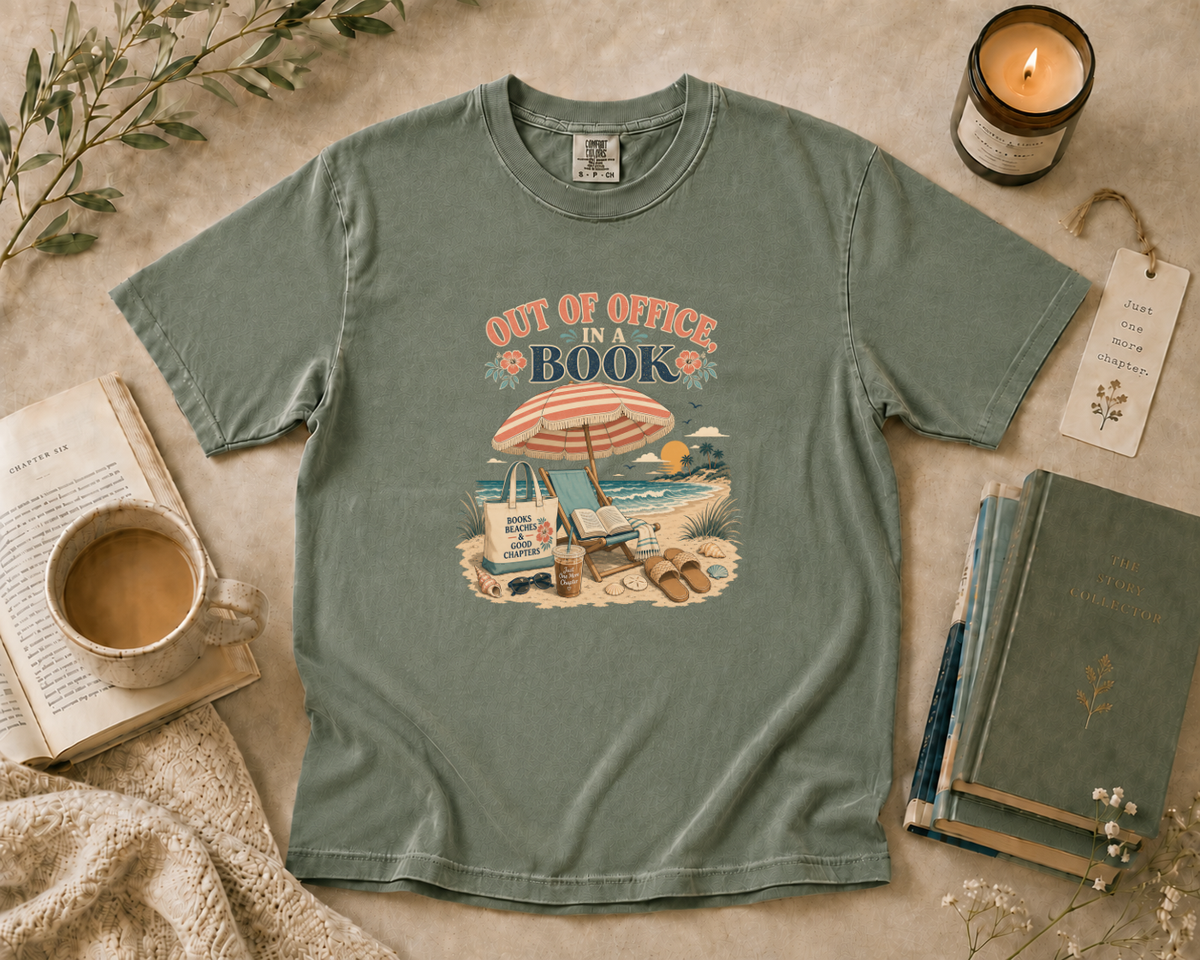 Out of Office In a Book T-Shirt