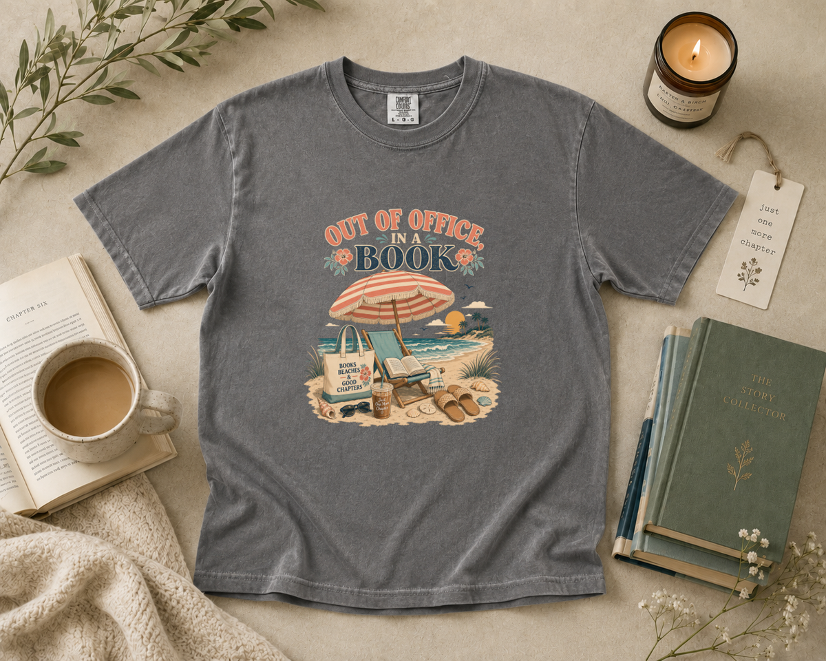 Out of Office In a Book T-Shirt