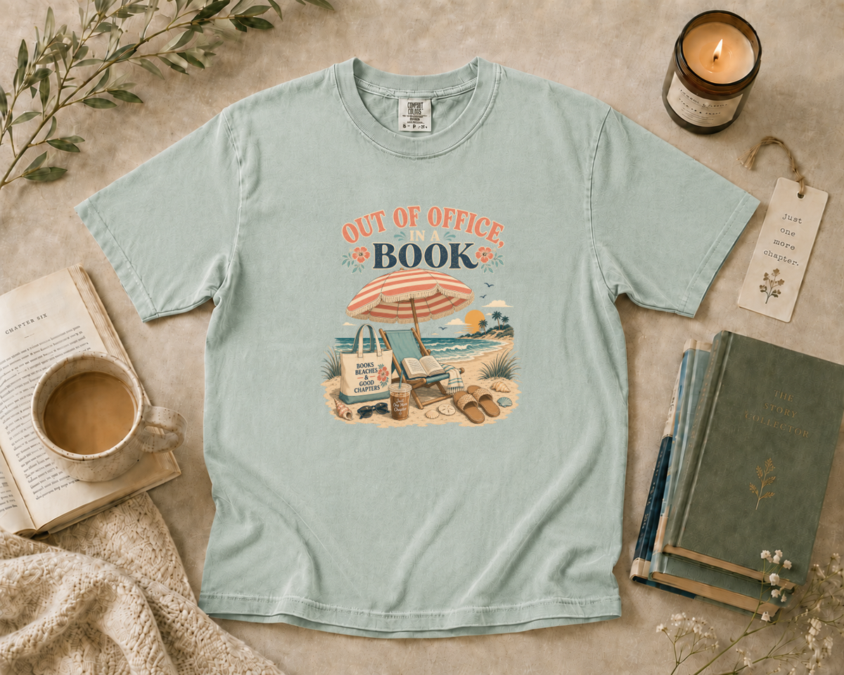 Out of Office In a Book T-Shirt