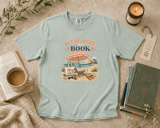 Out of Office In a Book T-Shirt