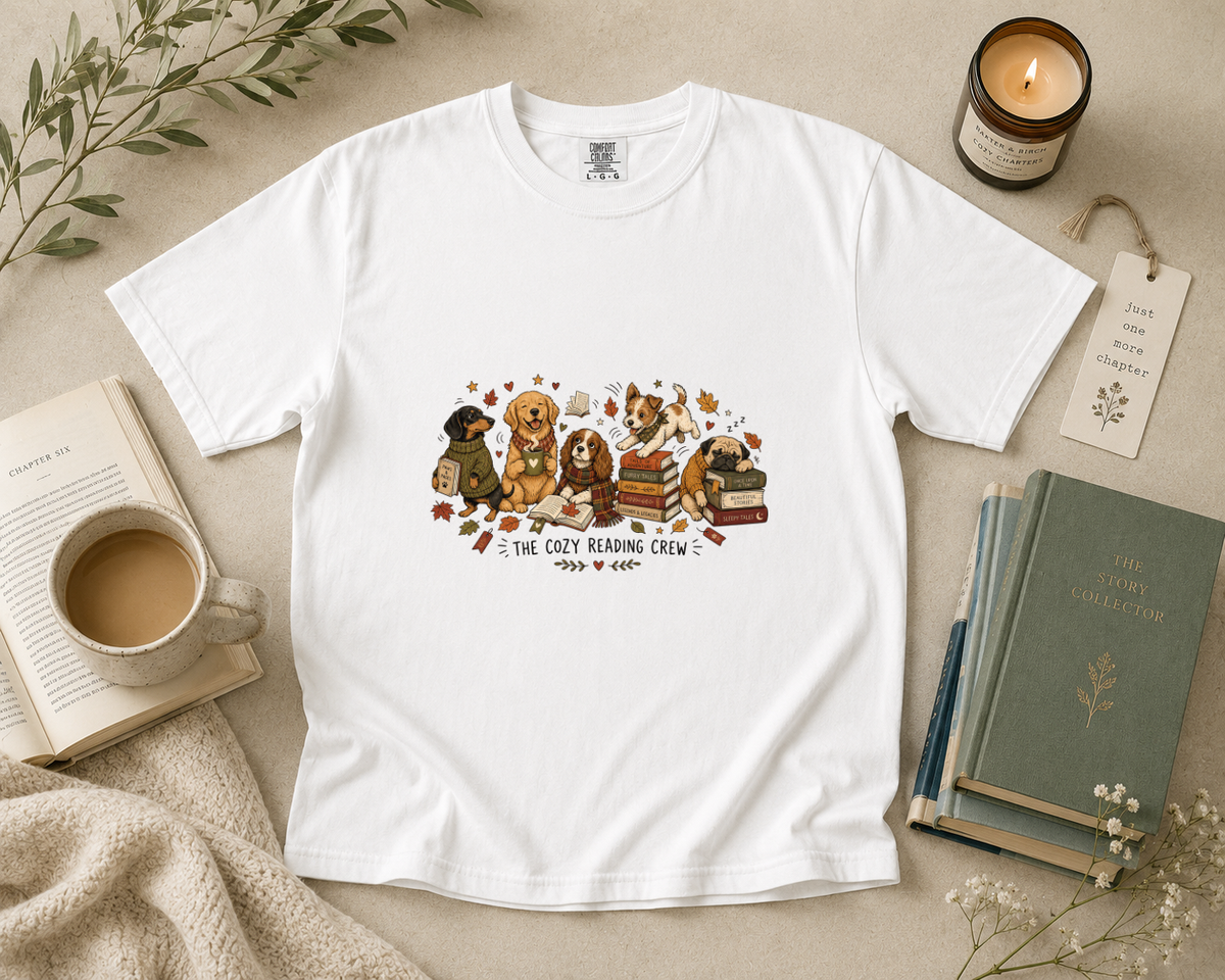 Cozy Reading Crew T-Shirt
