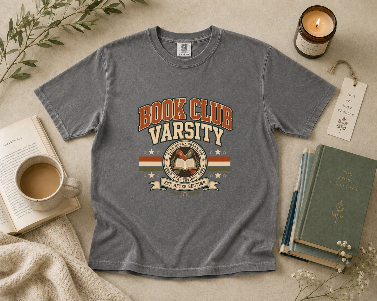 Book Club Varsity T-Shirt