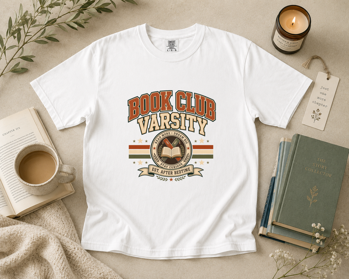 Book Club Varsity T-Shirt