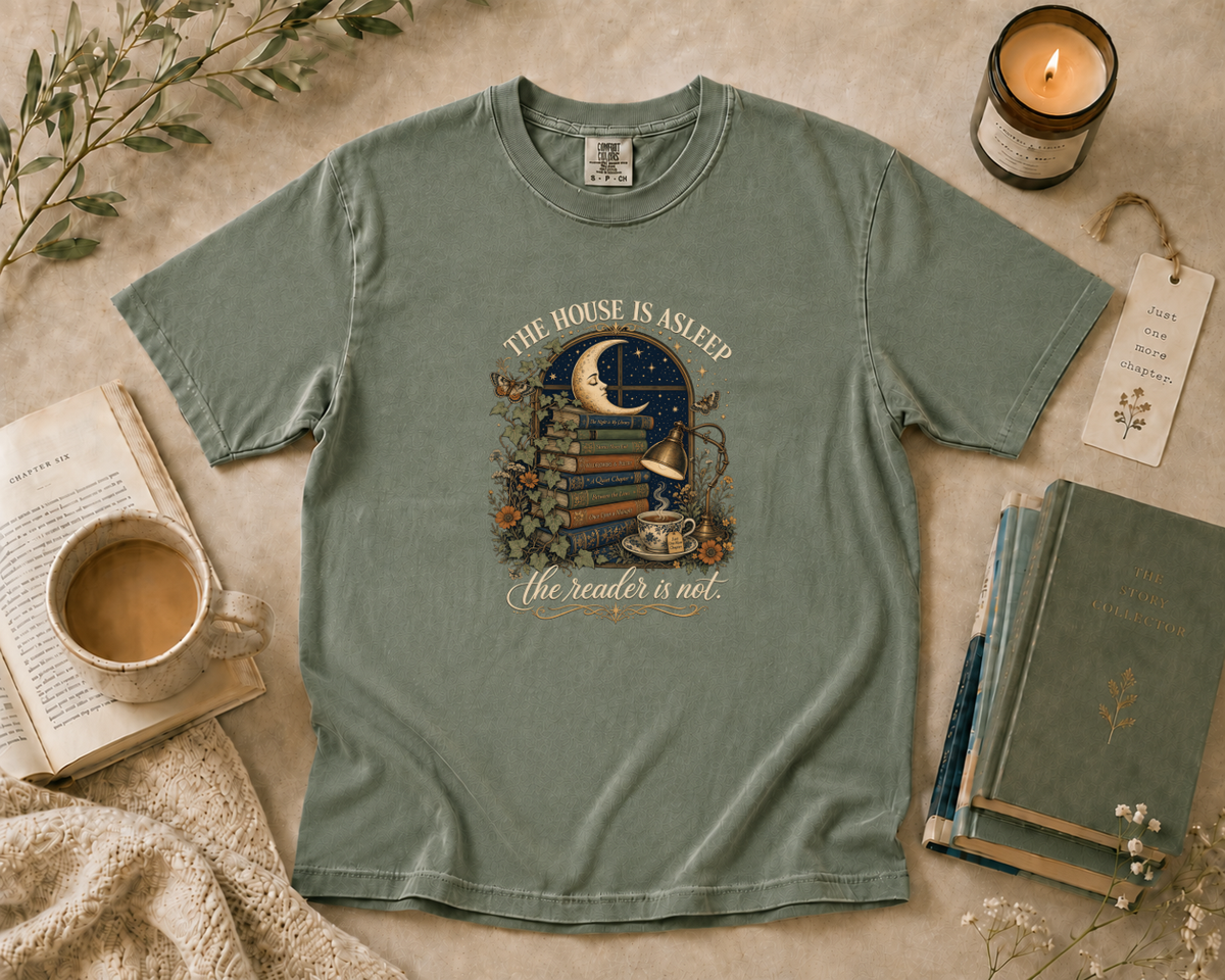 The House Is Asleep the Reader Is Not T-Shirt