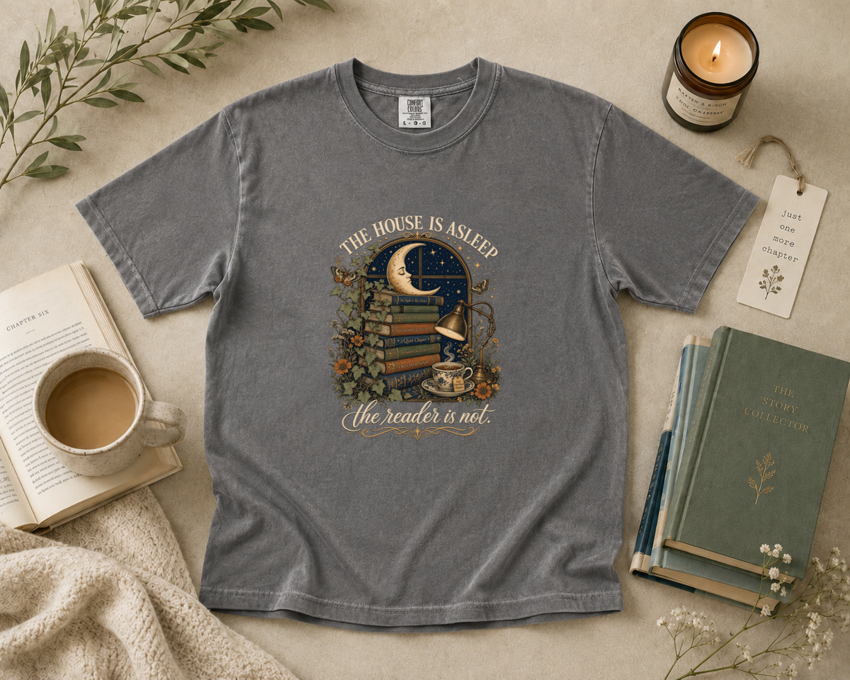 The House Is Asleep the Reader Is Not T-Shirt