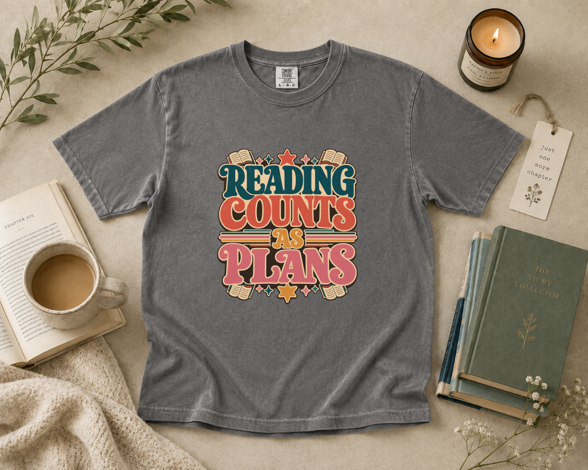 Reading Counts as Plans T-Shirt