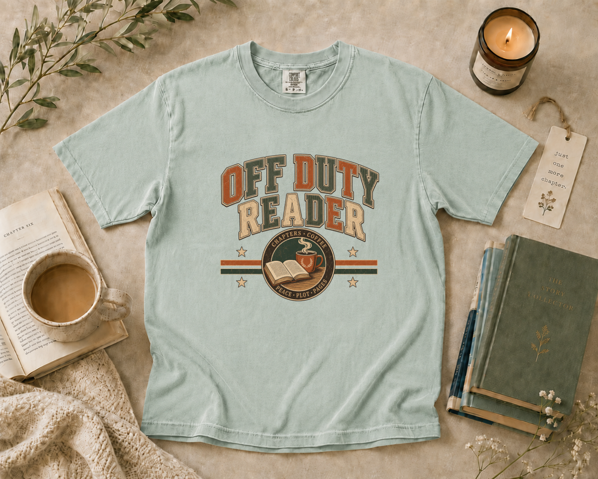 Off Duty Reader T-Shirt