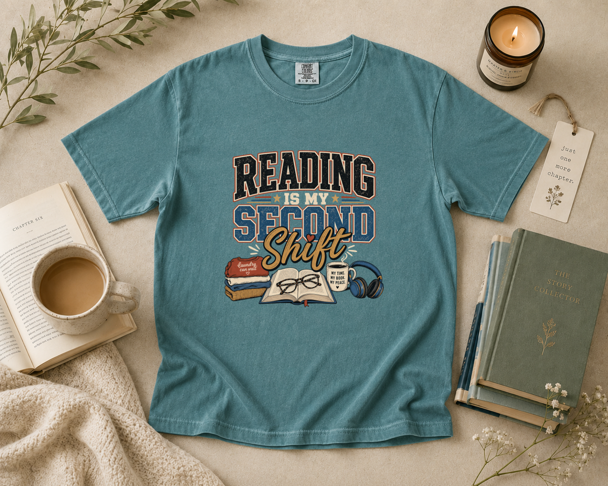 Reading Is My Second Shift T-Shirt