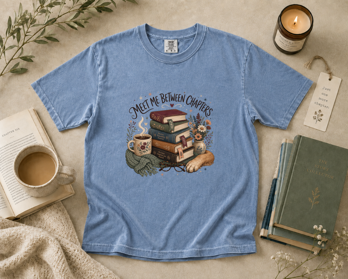 Meet Me Between Chapters T-Shirt